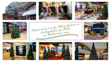 Impressionen von der Rhein-Galerie in Ludwigshafen am Rhein - an Weihnachten 2025