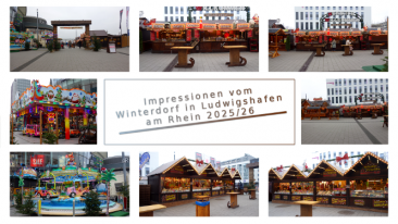 Impressionen vom Winterdorf in Ludwigshafen am Rhein 2025-26 - Teil 1