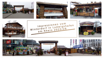 Impressionen vom Winterdorf in Ludwigshafen am Rhein 2025-26 - Teil 2
